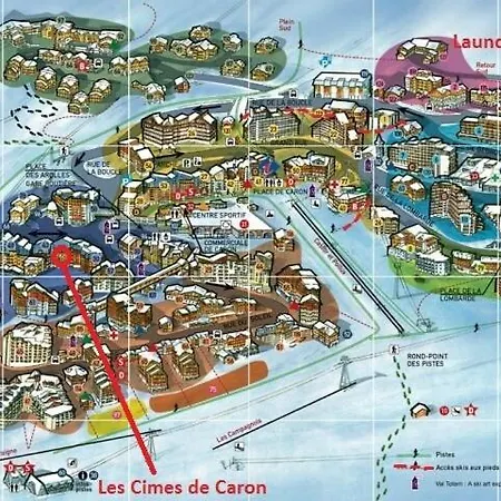 아파트 Cimes De Caron - Location: Avec Vue Sud Magnifique Mae-9084 *